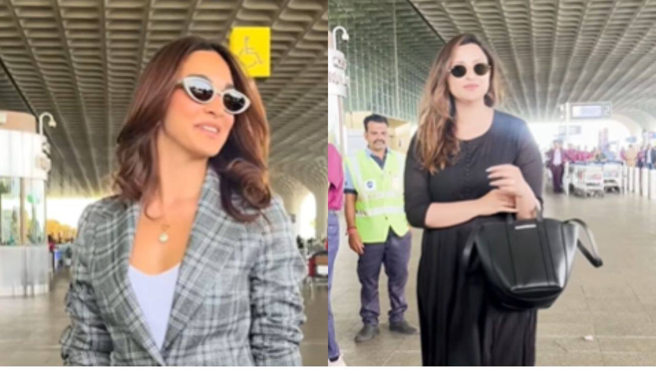 Kiara Advani and Parineeti Chopra head to Delhi for Karwa Chauth celebrations on October 20