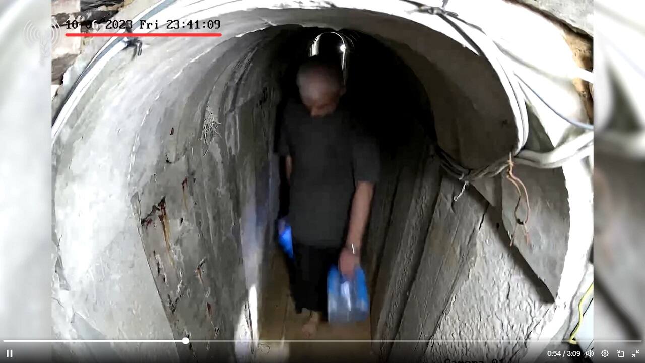 Watch: Israel releases 'declassified footage' of Yahya Sinwar inside Gaza tunnel hours before Oct 7 attack