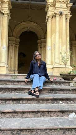 Aparna Sen in a still from a documentary on her, Parama: A Journey with Aparna Sen (2024), directed by Suman Ghosh.