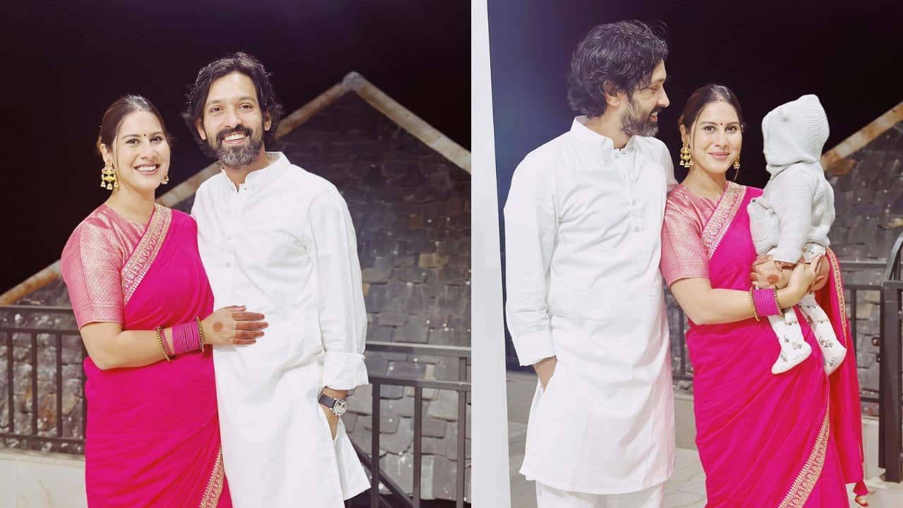 Vikrant Massey, wife Sheetal give a sneak peek of Karva Chauth celebrations with their son Vardaan