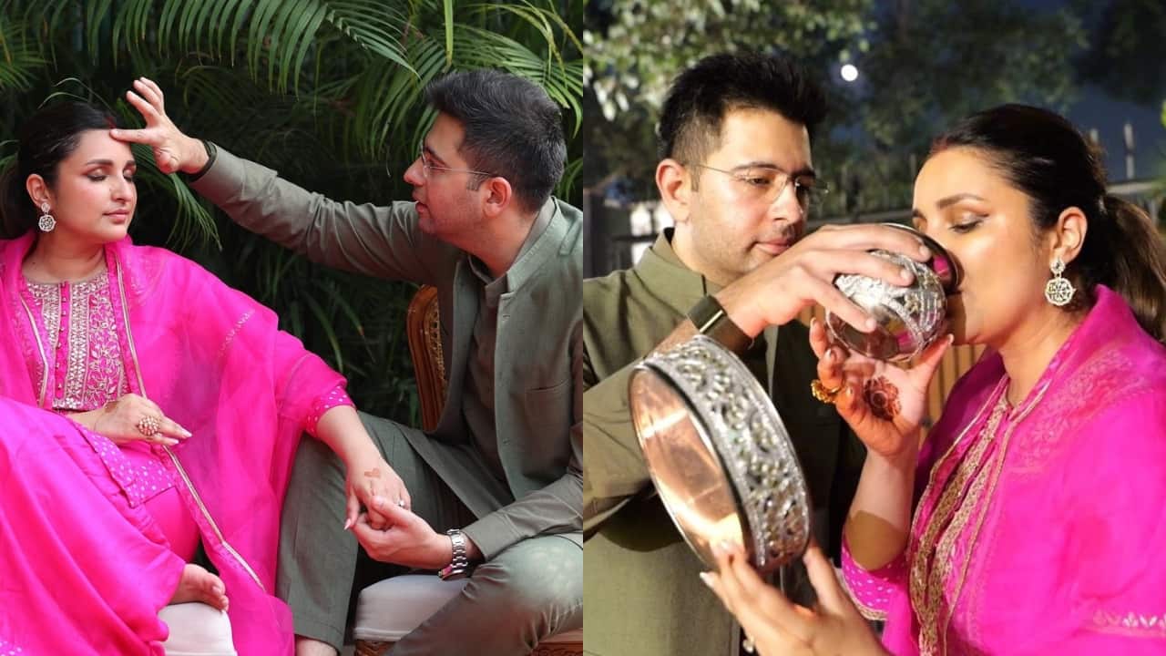 Raghav Chadha's heartfelt post for wife Parineeti Chopra on Karwa Chauth melts hearts; Calls her, "My darling Paru"