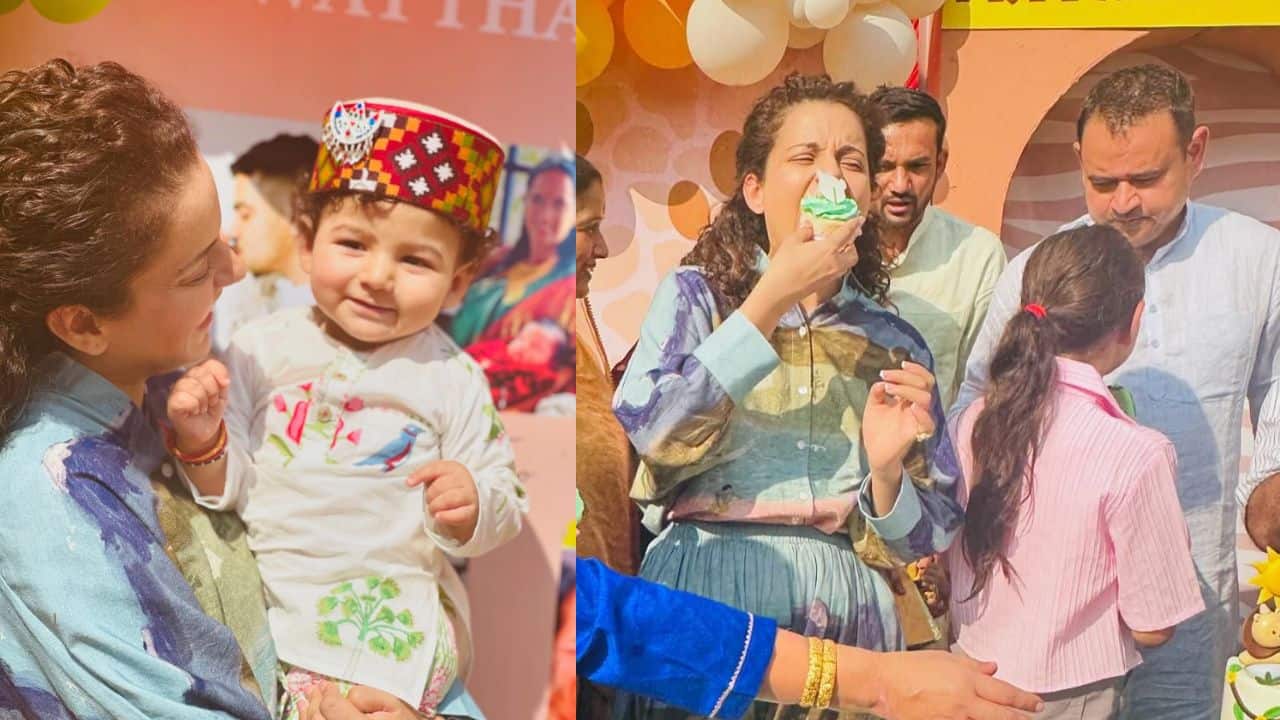 Kangana Ranaut shares fun pics from nephew Ashwatthama's 1st birthday