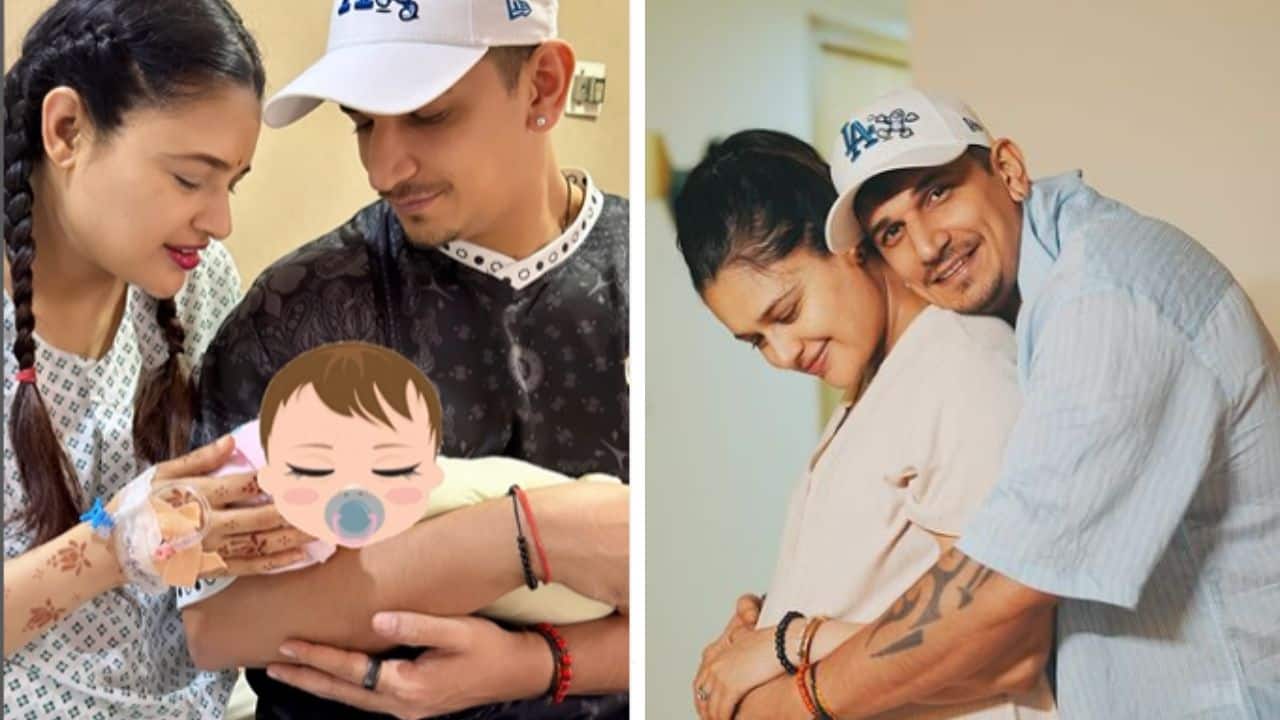 Prince Narula, Yuvika Chaudhary share first pic of their newborn daughter
