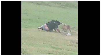 As per a short clip doing the rounds on social media, the group of around 50 people started calling out the leopard, screaming 'aa jaa, aa jaa' (come here, come here). (Courtesy: X | @dilshad_akhtar1)