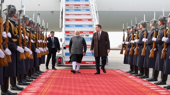 A video shared by the Prime Minister captured the lively reception at the airport, where officials greeted him with traditional delicacies as a gesture of hospitality. A connect like no other! Thankful for the welcome in Kazan. The Indian community has distinguished itself all over the world with their accomplishments. Equally gladdening is the popularity of Indian culture globally. pic.twitter.com/5Tc7UAF9z3 — Narendra Modi (@narendramodi) October 22, 2024 "A connect like no other! Thankful for the welcome in Kazan. The Indian community has distinguished itself all over the world with their accomplishments. Equally gladdening is the popularity of Indian culture globally," the Prime Minister wrote on X, formerly Twitter. Landed in Kazan for the BRICS Summit. This is an important Summit, and the discussions here will contribute to a better planet. pic.twitter.com/miELPu2OJ9 — Narendra Modi (@narendramodi) October 22, 2024 Upon arriving at the Hotel Korston, PM Modi was met with exuberance as members of the Indian community, proudly waving the Tricolour