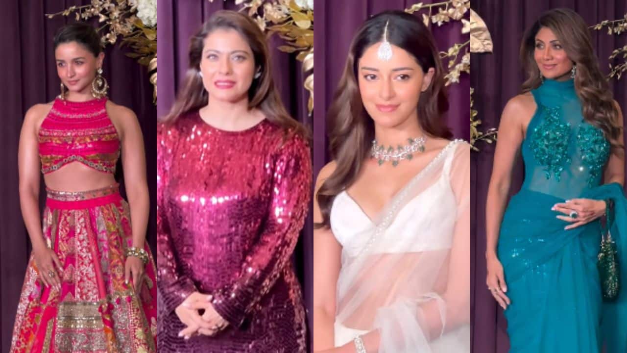 Alia Bhatt, Kajol, Rekha, Ananya Panday, and other Bollywood celebs dazzle at Manish Malhotra's Diwali party