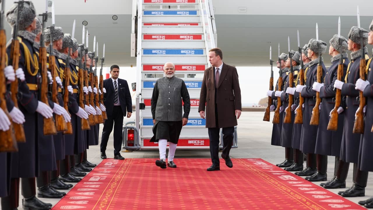 PM Modi arrived in Russia on October 22 for a two-day visit, marking his second visit to the country in three months, following his attendance at the annual India-Russia Summit in July. (Image: X/@narendramodi)
