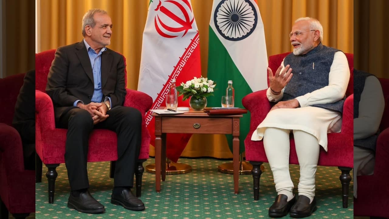PM Modi also shared on X about his positive meeting with Iran's President, Masoud Mezkiyan. The two leaders explored the full spectrum of relations between their countries and discussed opportunities to further deepen ties, particularly in advanced and innovative sectors. (Image: X/@narendramodi)