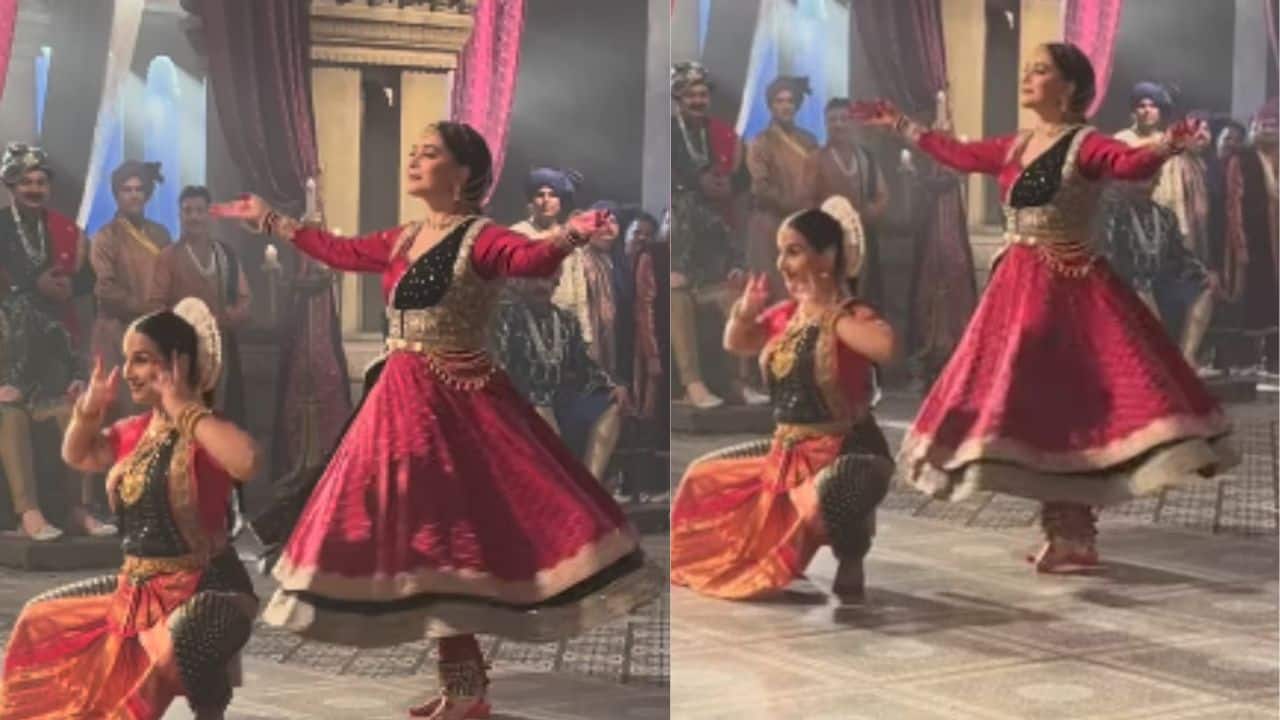 Bhool Bhulaiyaa 3's Ami Je Tomar 3.0 to release tomorrow; BTS moment of Vidya Balan and Madhuri Dixit goes viral
