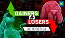 Hindalco, HUL, Aster DM, Dr Lal Pathlabs among the top gainers and losers in trade on October 24