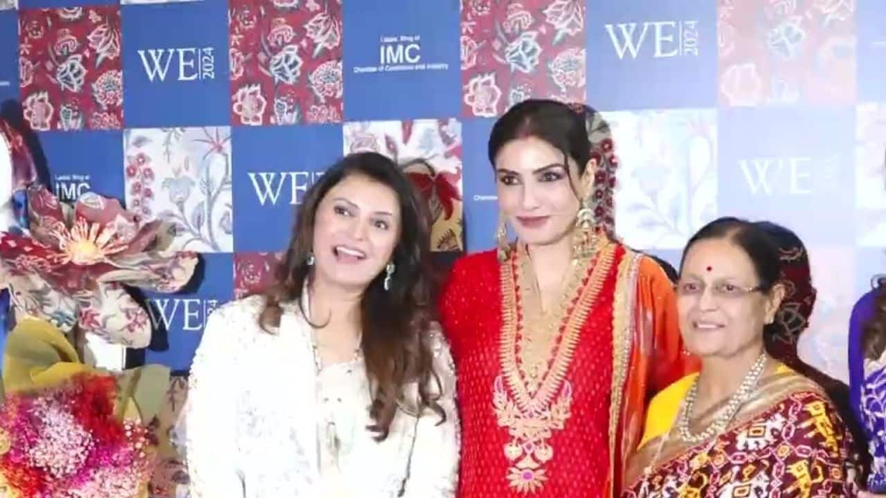 Raveena Tandon and Kokilaben Ambani Celebrate Women Entrepreneurs at the 2024 IMC Ladies' Wing Exhibition