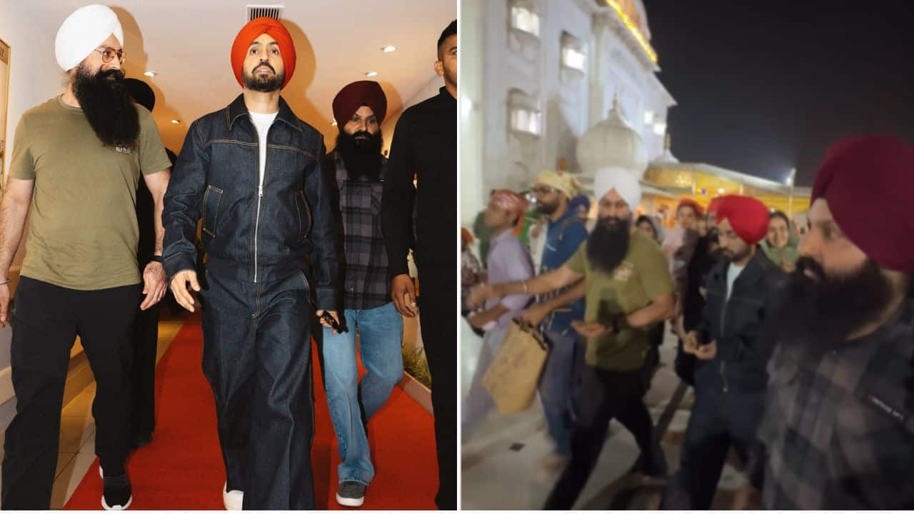 Diljit Dosanjh seeks blessing at Gurdwara Bangla Sahib in Delhi ahead of Dil-Luminati India Tour, watch video