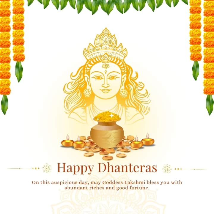 Happy Dhanteras Image (Source: Canva)
