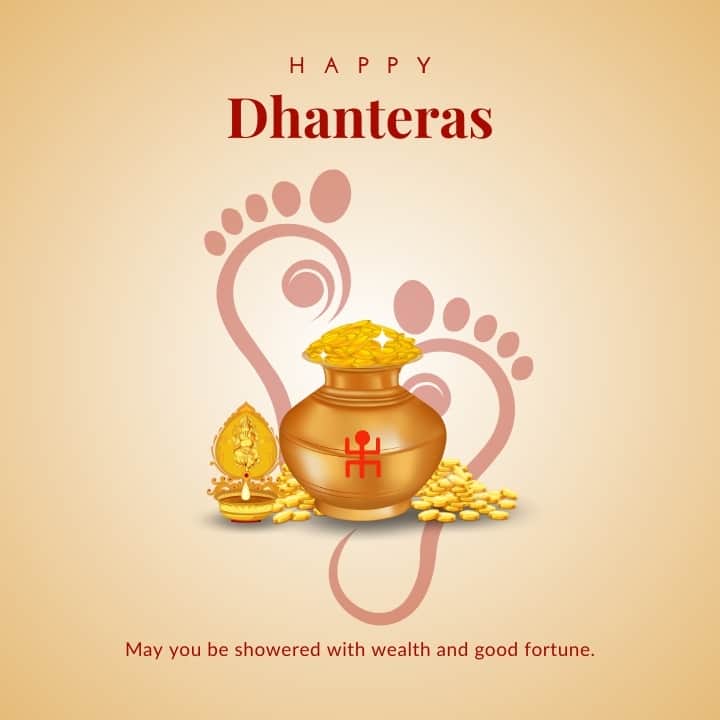 Happy Dhanteras Image (Source: Canva)