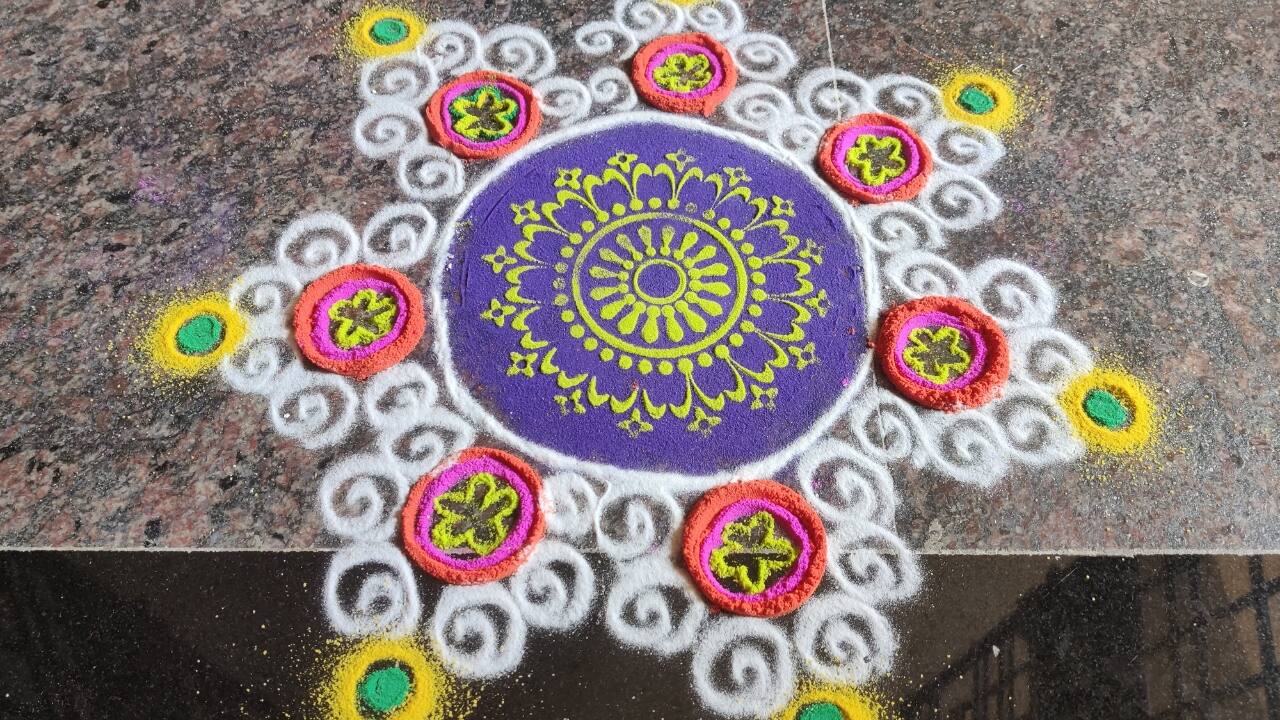 Rangoli Design (Source: Canva)