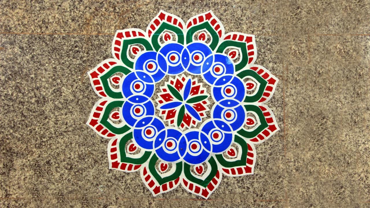 Rangoli Design (Source: Canva)