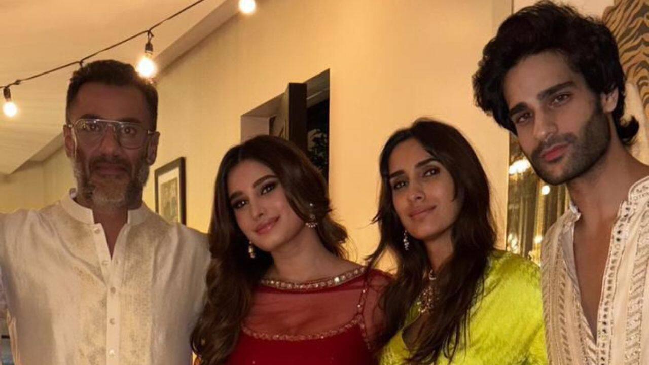 Aaman Devgn, Rasha Thadani shine at Abhishek Kapoor's Diwali bash ahead of their Bollywood debuts