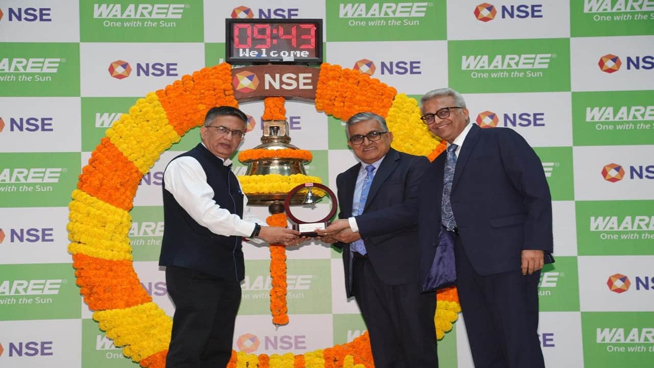 Waaree Energies Shares Surge, Market Cap Tops Rs 1 Lakh Crore