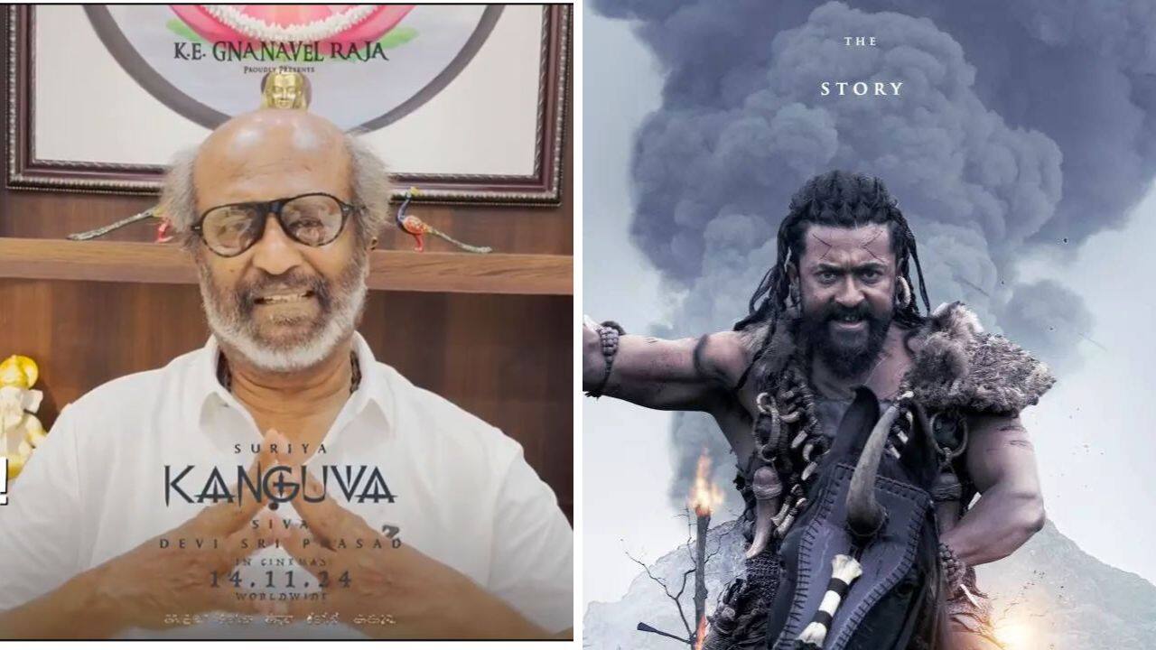 Rajinikanth showers praise on Kanguva star Suriya and team for stellar work