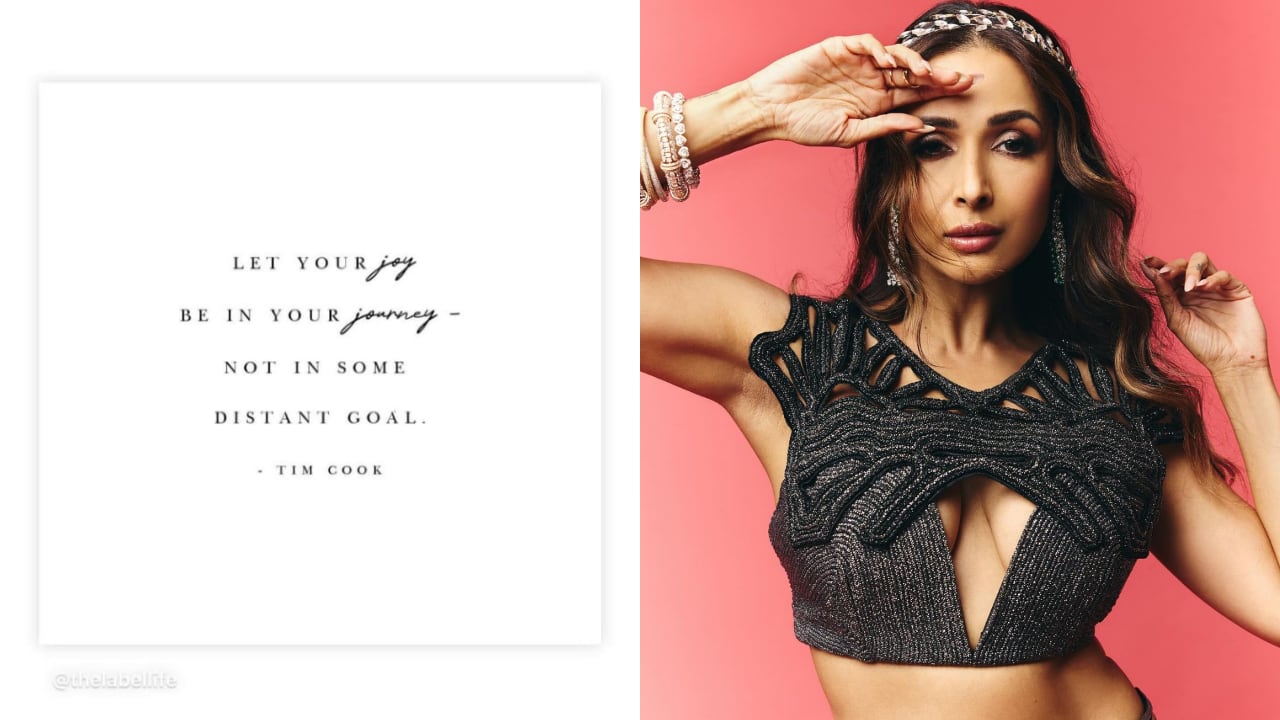 Malaika Arora shares a cryptic post amid breakup rumours with Arjun Kapoor