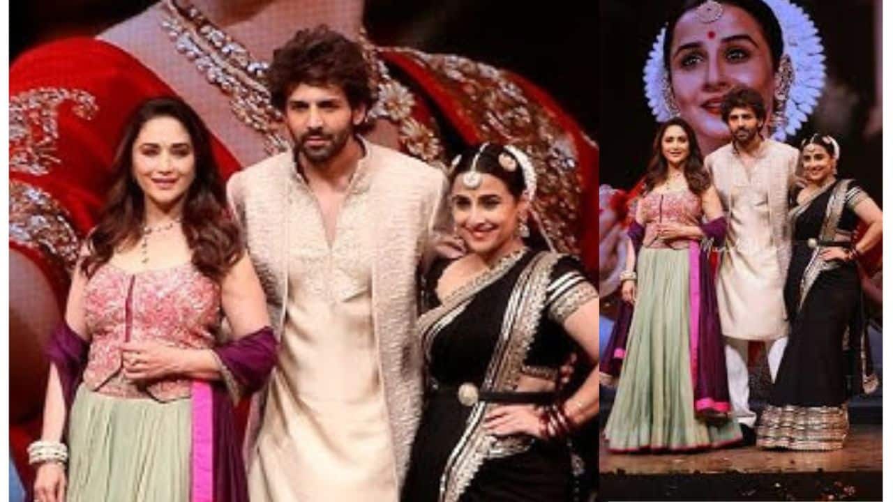 Vidya Balan and Madhuri Dixit praise Kartik Aaryan, Say: "For a youngster, the way he puts his heart, his soul, his mind, his body to work it is amazing"