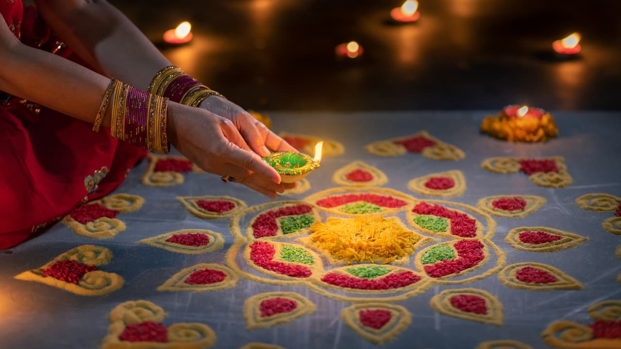 Rangoli Design (source: Canva)