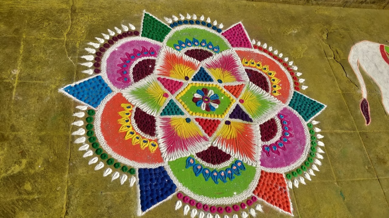 Rangoli Design (source: Canva)