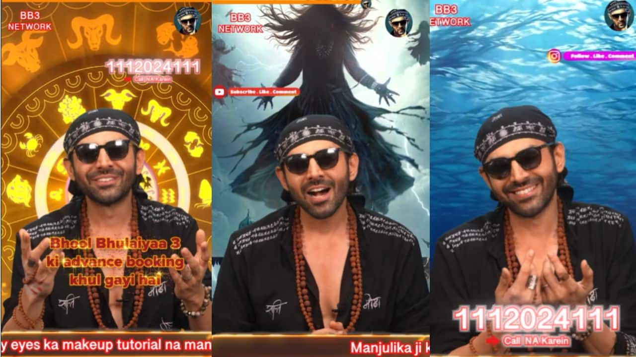 Bhool Bhulaiyaa 3 advance bookings open, Kartik Aaryan shares the recipe to avoid Manjulika, watch