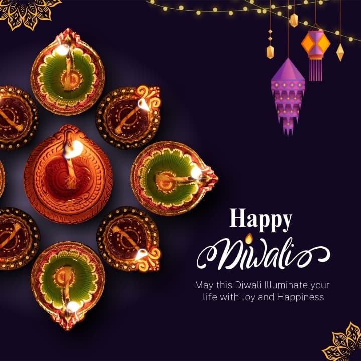 Happy Deepawali Wishes 2024 (Source Canva)