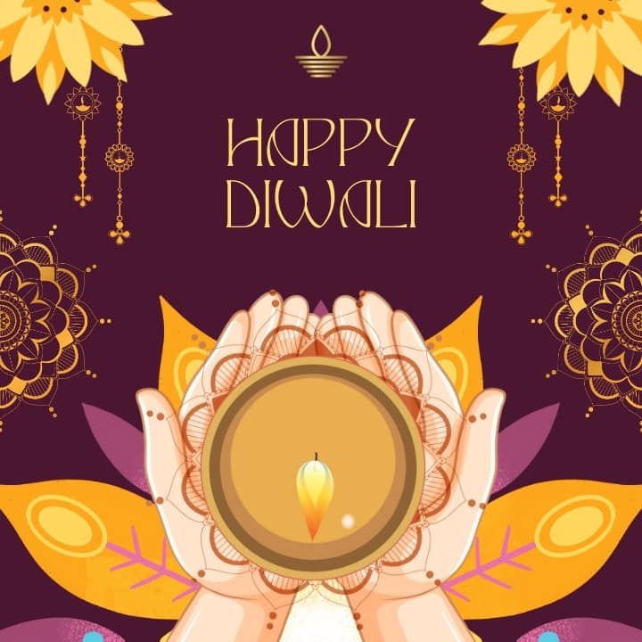 Happy Deepawali Wishes 2024 (Source Canva)