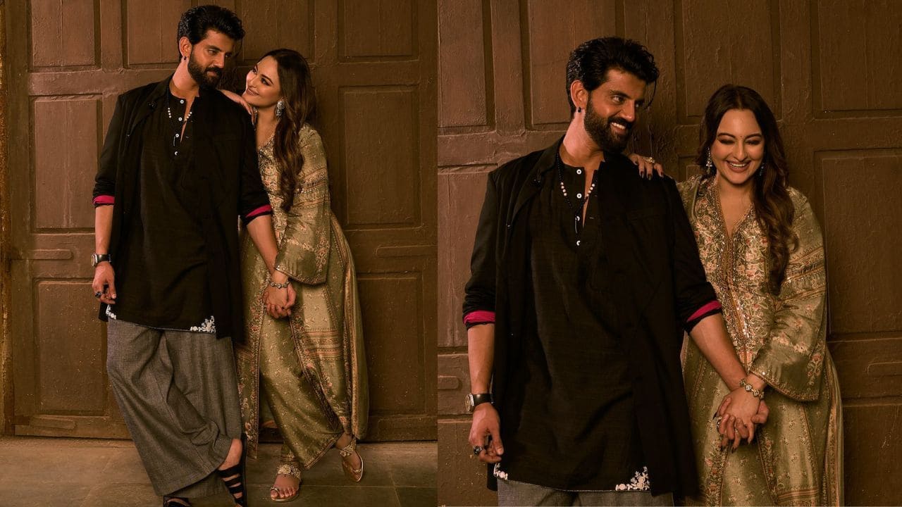 Sonakshi Sinha and Zaheer Iqbal celebrate their first Diwali post marriage, and their love shines through in every moment, see