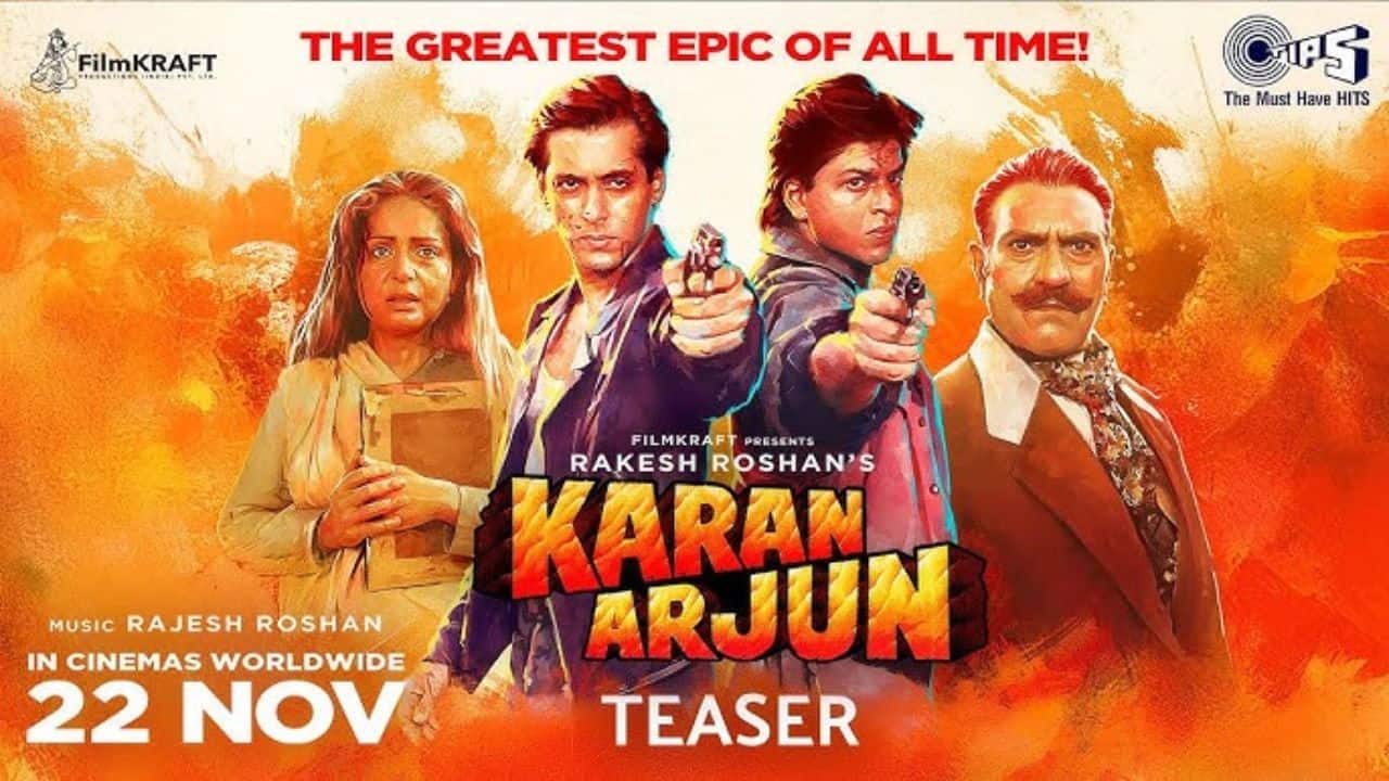 The 'Karan Arjun' teaser to be screened in cinema halls alongside 'Singham Again' and 'Bhool Bhulaiyaa 3'