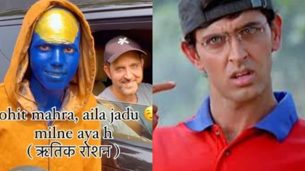 Hrithik Roshan gets clicked with 'Jadoo', video goes viral 