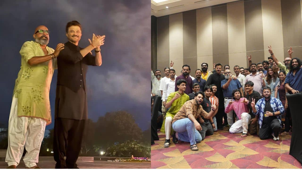 Anil Kapoor celebrates Diwali on set with his ‘Subedaar ‘ family, see pics