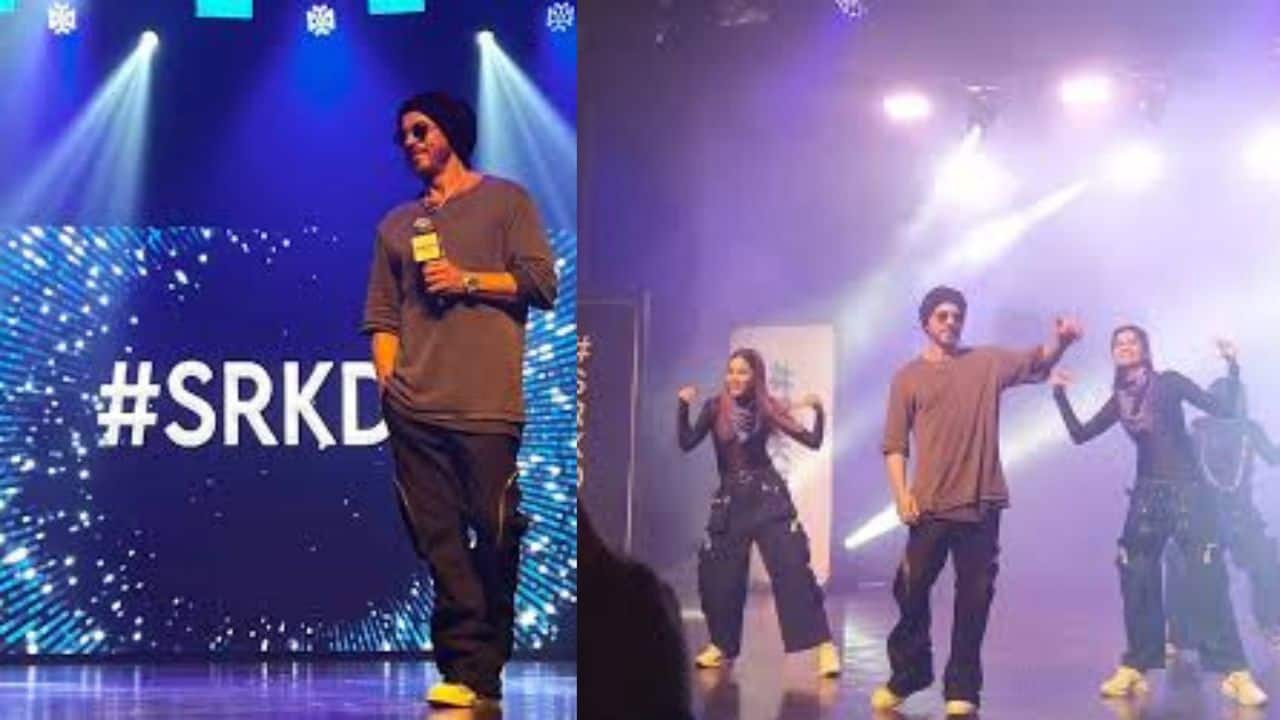 Shah Rukh Khan celebrates birthday with fans and strikes his signature pose for them, watch unseen videos