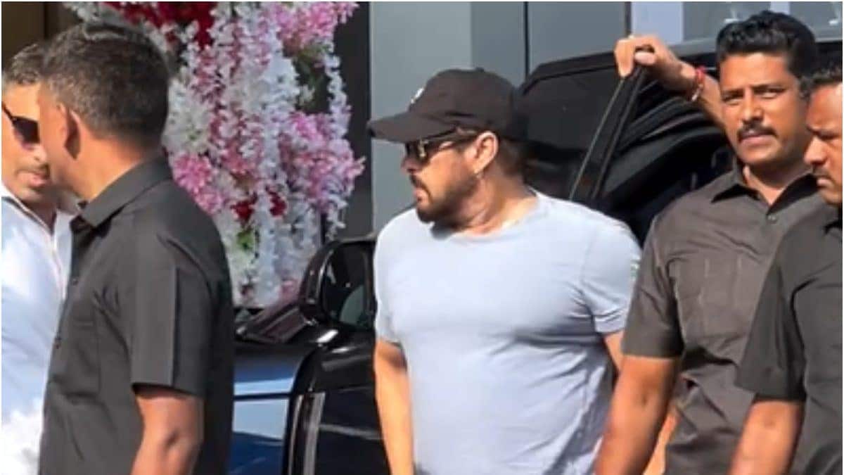 Salman Khan reaches Hyderabad amid tight security to resume filming for Sikandar