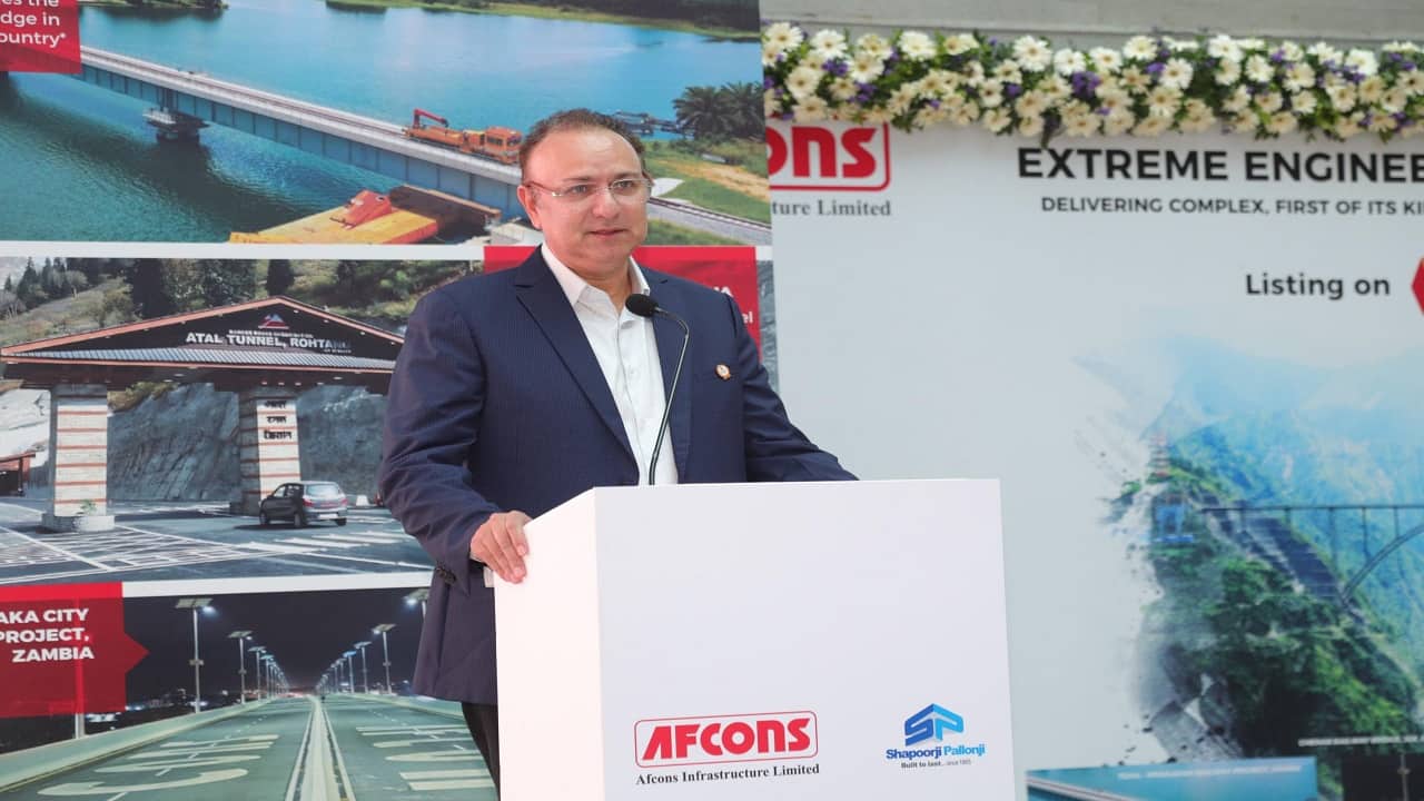 Afcons Infra shares rebound 13% after listing in red as firm declared lowest bidder for Rs 1,007-cr project