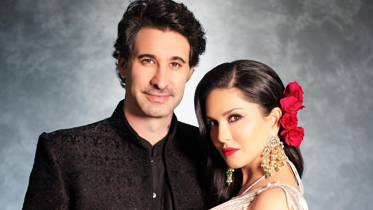 Sunny Leone and husband Daniel Weber renew their wedding vows after 13 years of marriage in Maldives