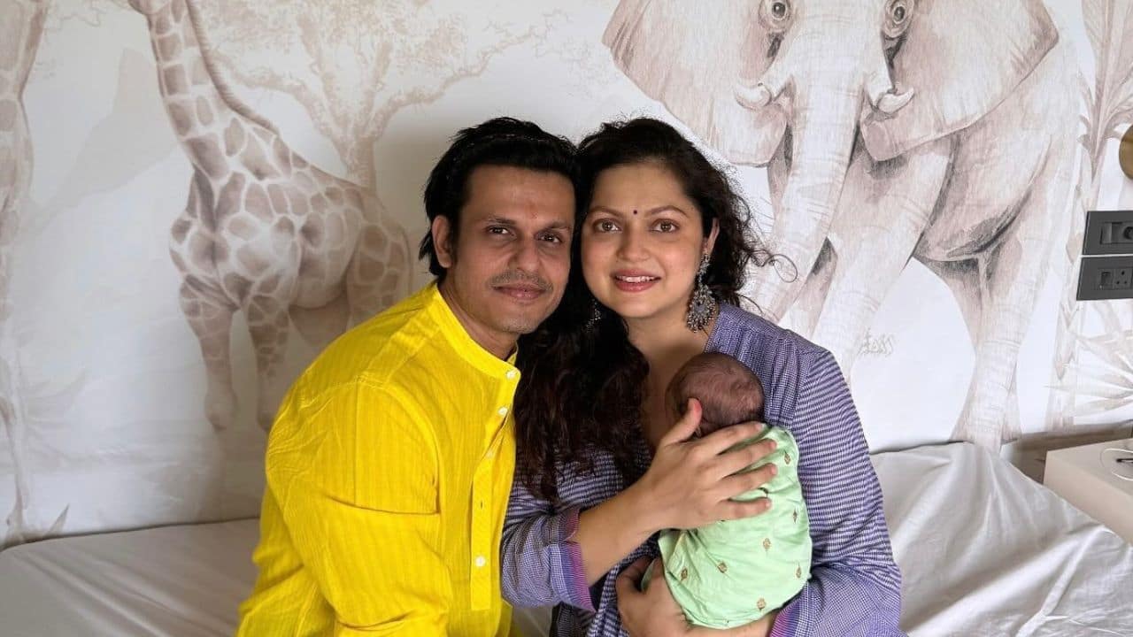Drashti Dhami and husband Neeraj Khemka share heartfelt pics of their first Diwali with newborn daughter