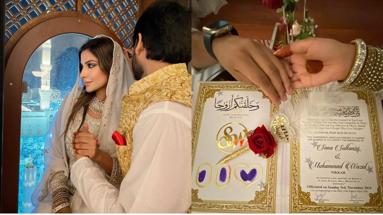 Bigg Boss OTT 3 fame Sana Sultan gets married to Mohammad Wazid in a private Nikaah ceremony in Madina, see first pics