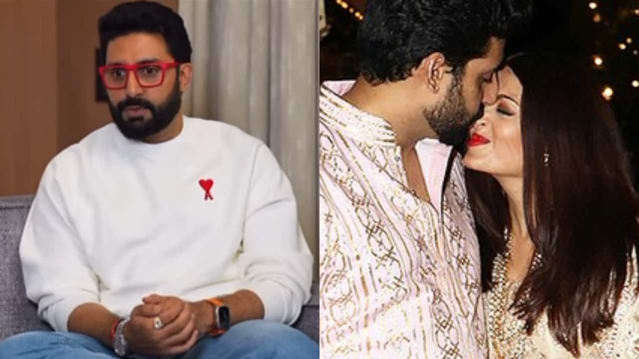 When Abhishek Bachchan said 'Aishwarya Rai does all the heavy lifting' and he loves her and they like to spend with each other, watch video