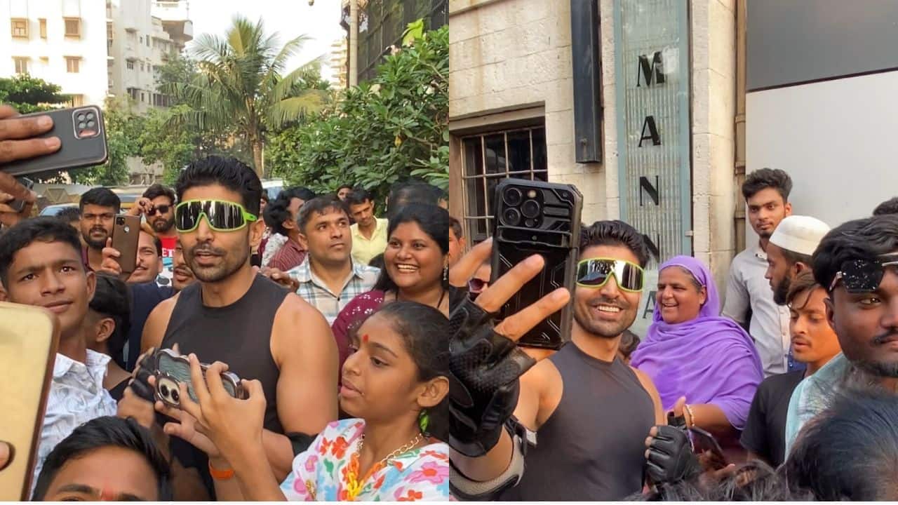 Gurmeet Choudhary’s Mannat visit goes viral as fans gather for selfies with the actor, watch video