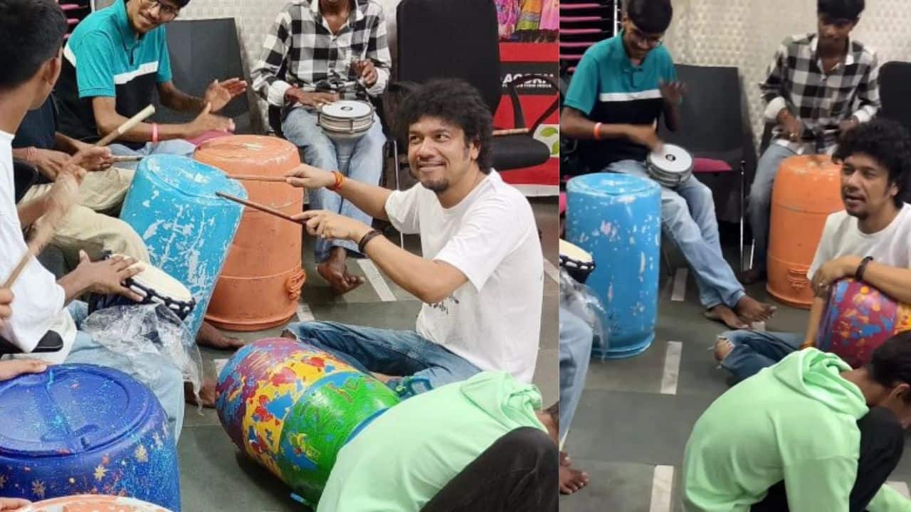 Papon brings joyful jam session to Dharavi with local kids, see video