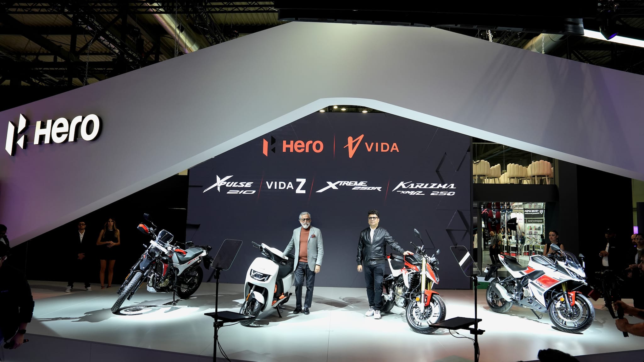 Hero MotoCorp showcases new models; to enter Europe, UK markets in