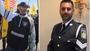 Sergeant Harinder Sohi, a Peel Regional Police officer, was suspended for being part of the pro-Khalistani protest which launched an attack on Hindus at the temple.