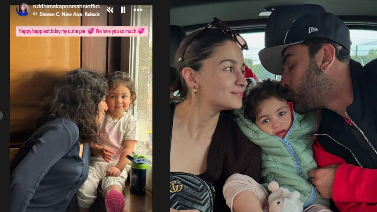 Raha's birthday: Riddhima Kapoor Sahni and grandmother Neetu Kapoor wish Alia and Ranbir's daughter on her 2nd birthday 