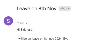 Siddharth Shah's post with a screenshot of the email is viral.