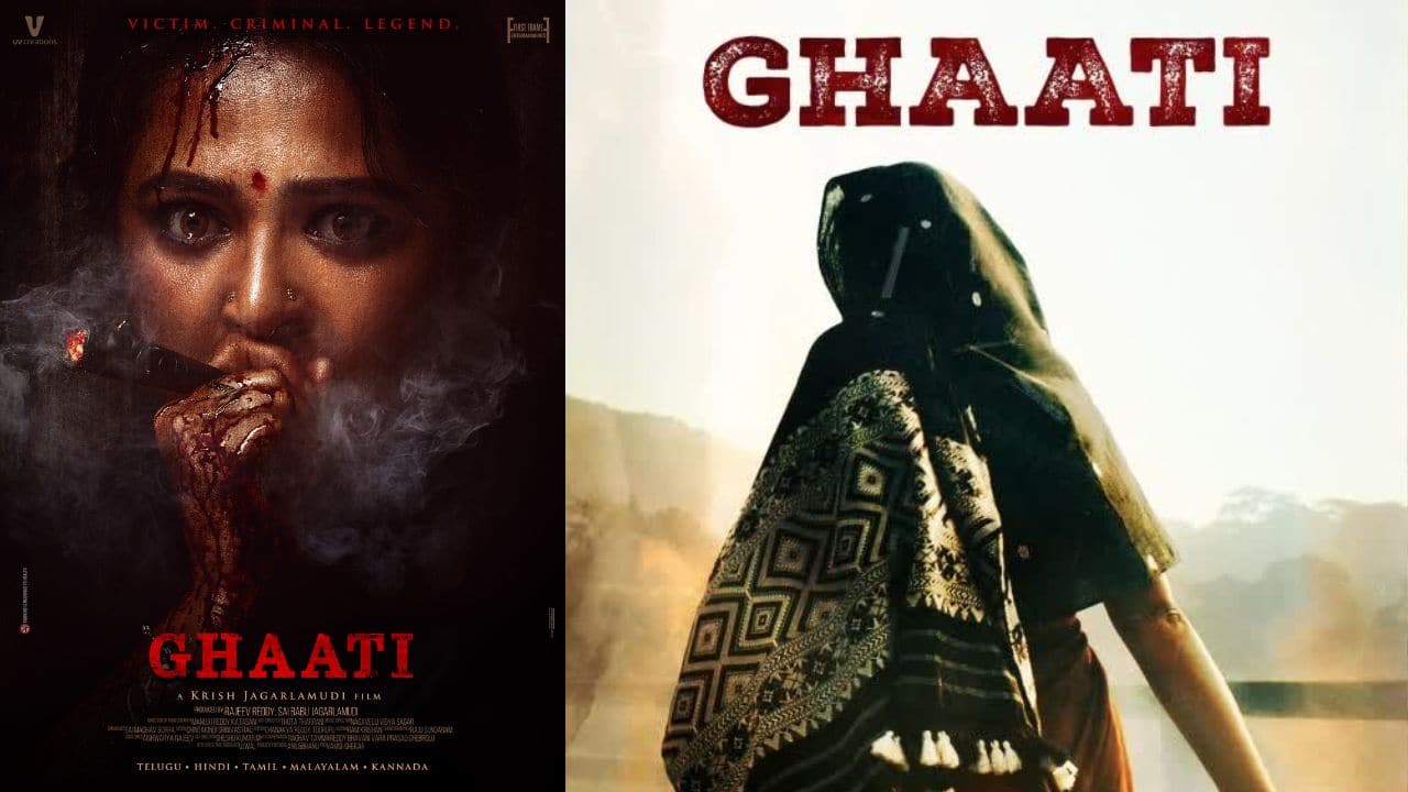 Anushka Shetty stuns in the powerful poster of  'Ghaati’, takes on the role of  a weed trader, see