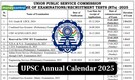 UPSC 2025 Exam Calendar (Out): Check Revised Dates for Civil Services, Engineering Services, NDA, CDS and More