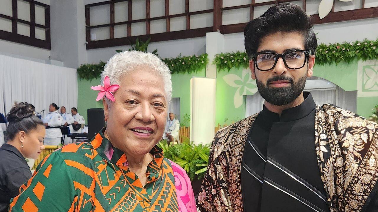 Darasing Khurana meets Prime Minister of Samoa Fiame Naomi Mataʻafa